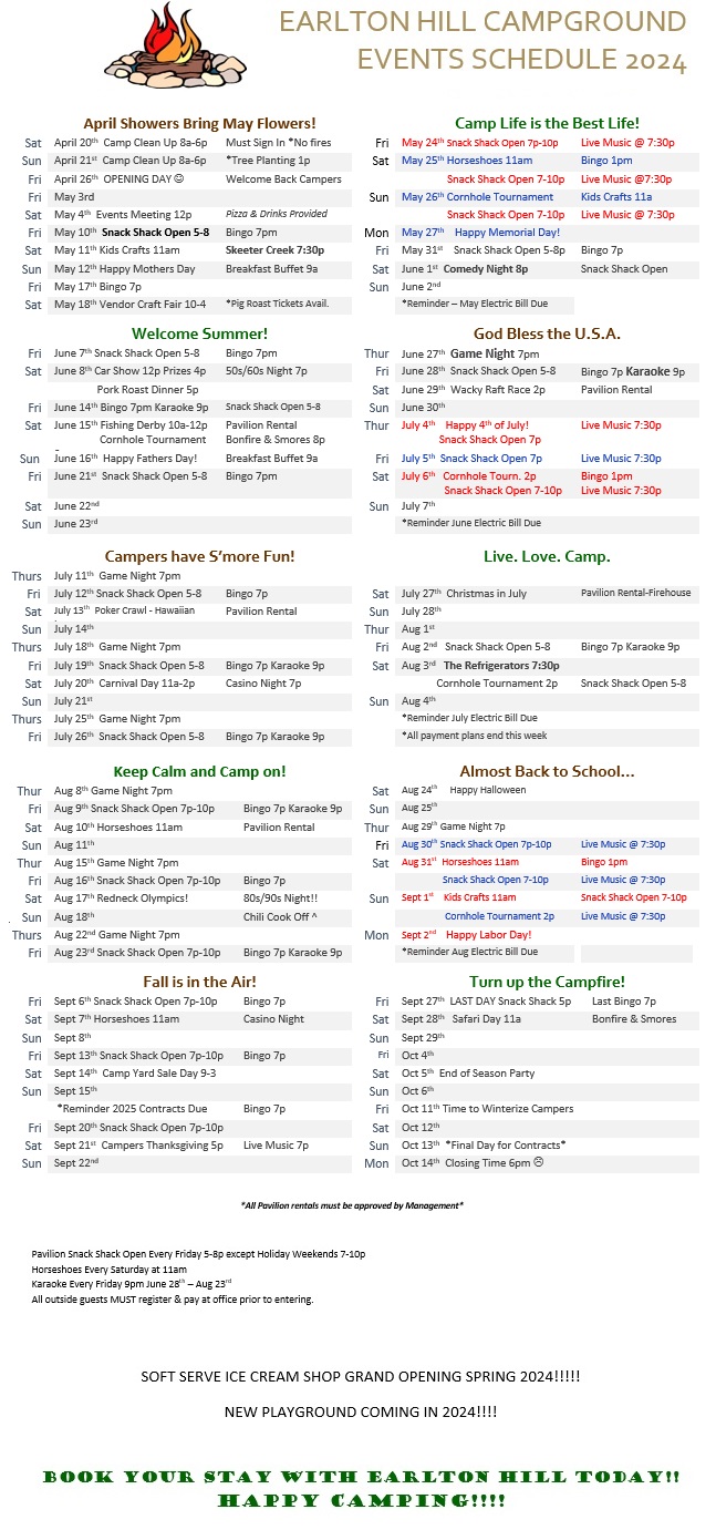 Events Schedule